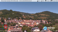 view from Rocca San Casciano on 2025-07-23