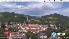 view from Rocca San Casciano on 2025-07-24