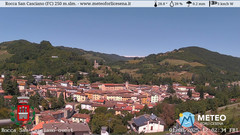 view from Rocca San Casciano on 2025-08-01