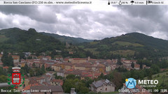 view from Rocca San Casciano on 2025-08-03