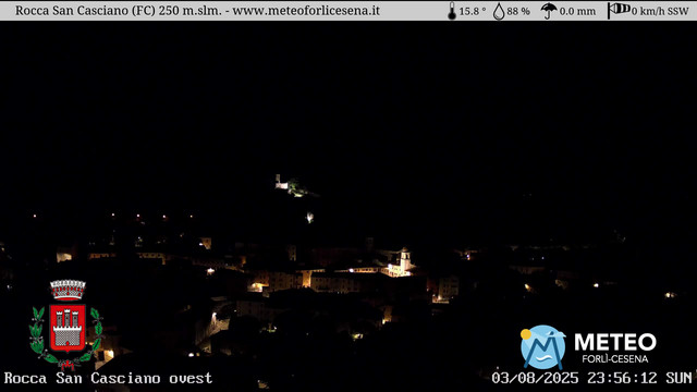 time-lapse frame, Rocca San Casciano webcam