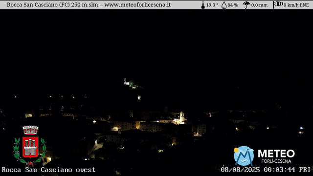 time-lapse frame, Rocca San Casciano webcam