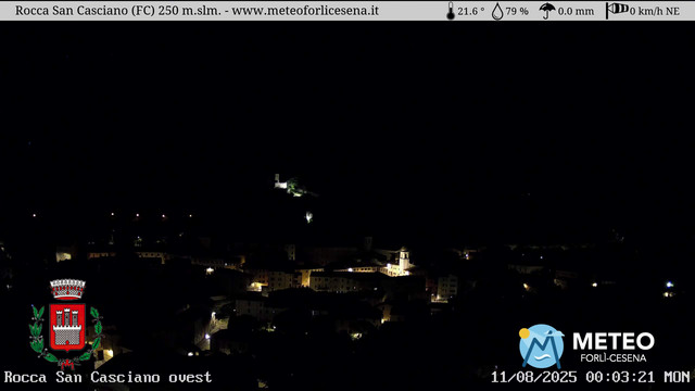 time-lapse frame, Rocca San Casciano webcam
