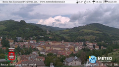 view from Rocca San Casciano on 2025-08-21