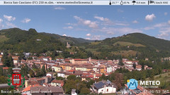 view from Rocca San Casciano on 2025-08-23