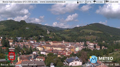 view from Rocca San Casciano on 2025-08-26