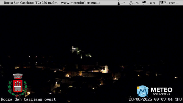 time-lapse frame, Rocca San Casciano webcam