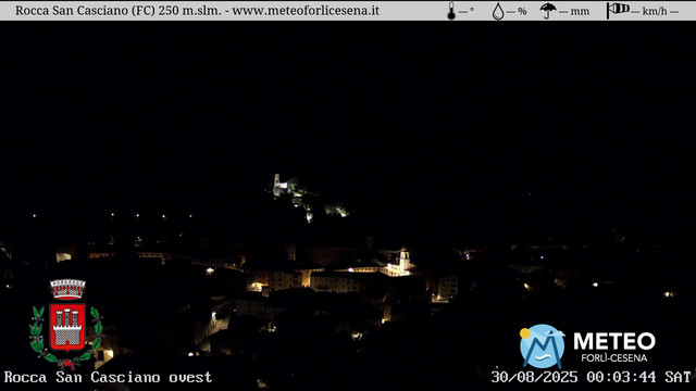 time-lapse frame, Rocca San Casciano webcam