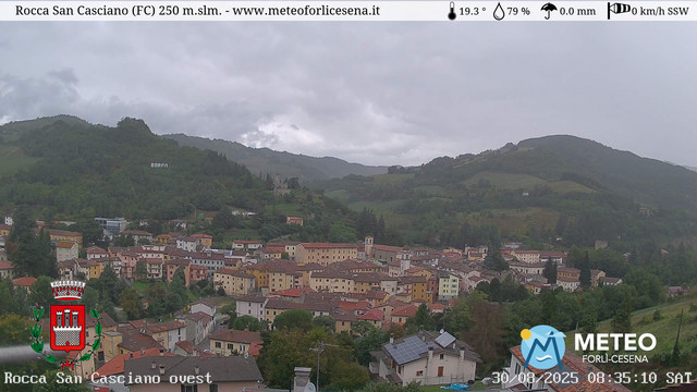 time-lapse frame, Rocca San Casciano webcam