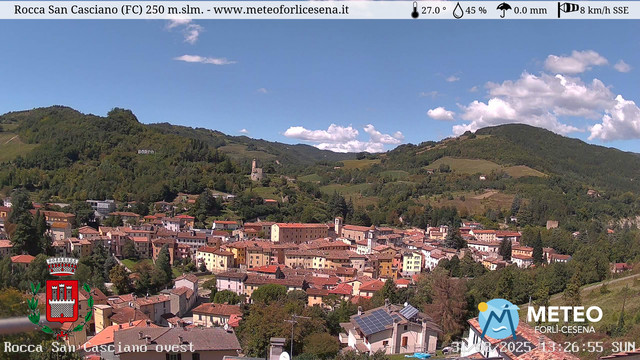 time-lapse frame, Rocca San Casciano webcam