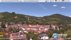 view from Rocca San Casciano on 2026-05-18