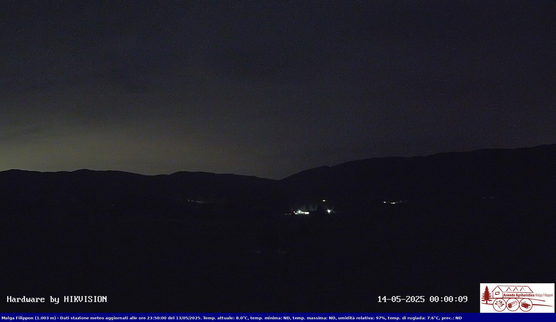 time-lapse frame, Pian Cansiglio - Agriturismo Malga Filippon webcam