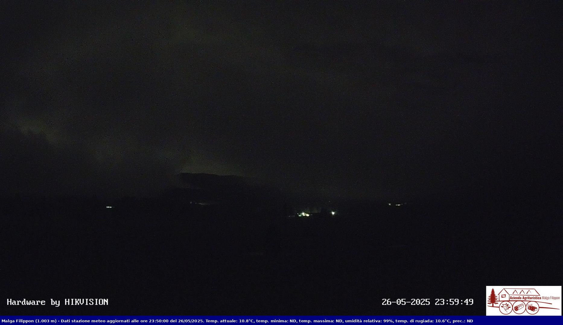time-lapse frame, Pian Cansiglio - Agriturismo Malga Filippon webcam