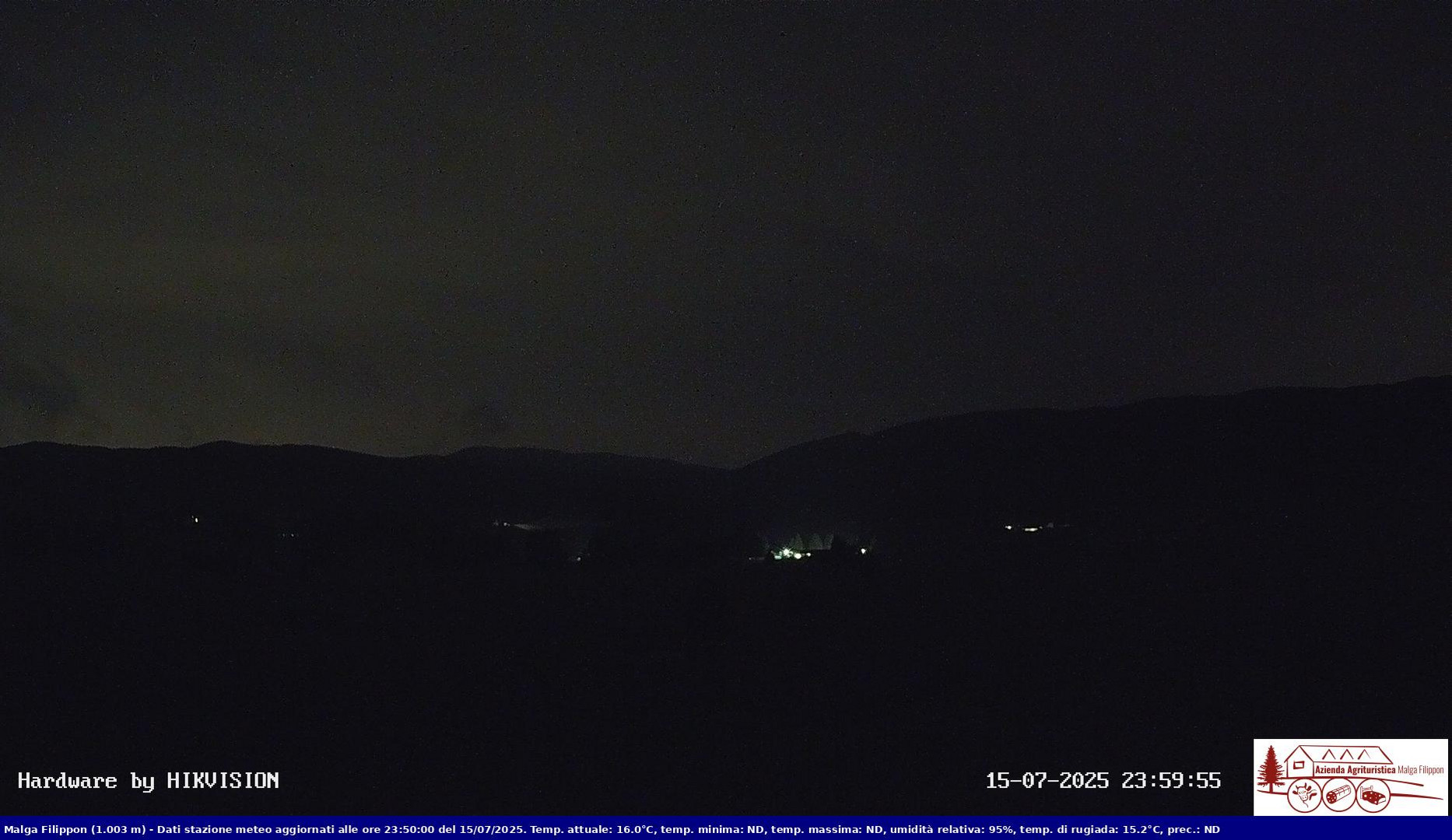time-lapse frame, Pian Cansiglio - Agriturismo Malga Filippon webcam