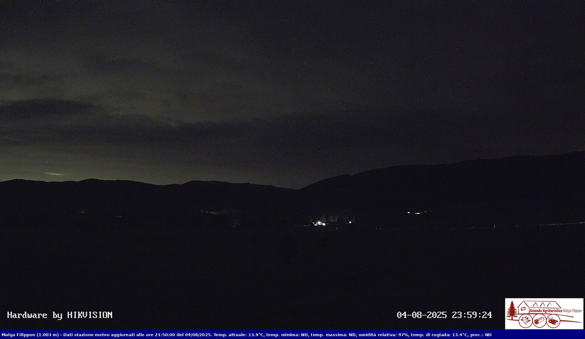 time-lapse frame, Pian Cansiglio - Agriturismo Malga Filippon webcam
