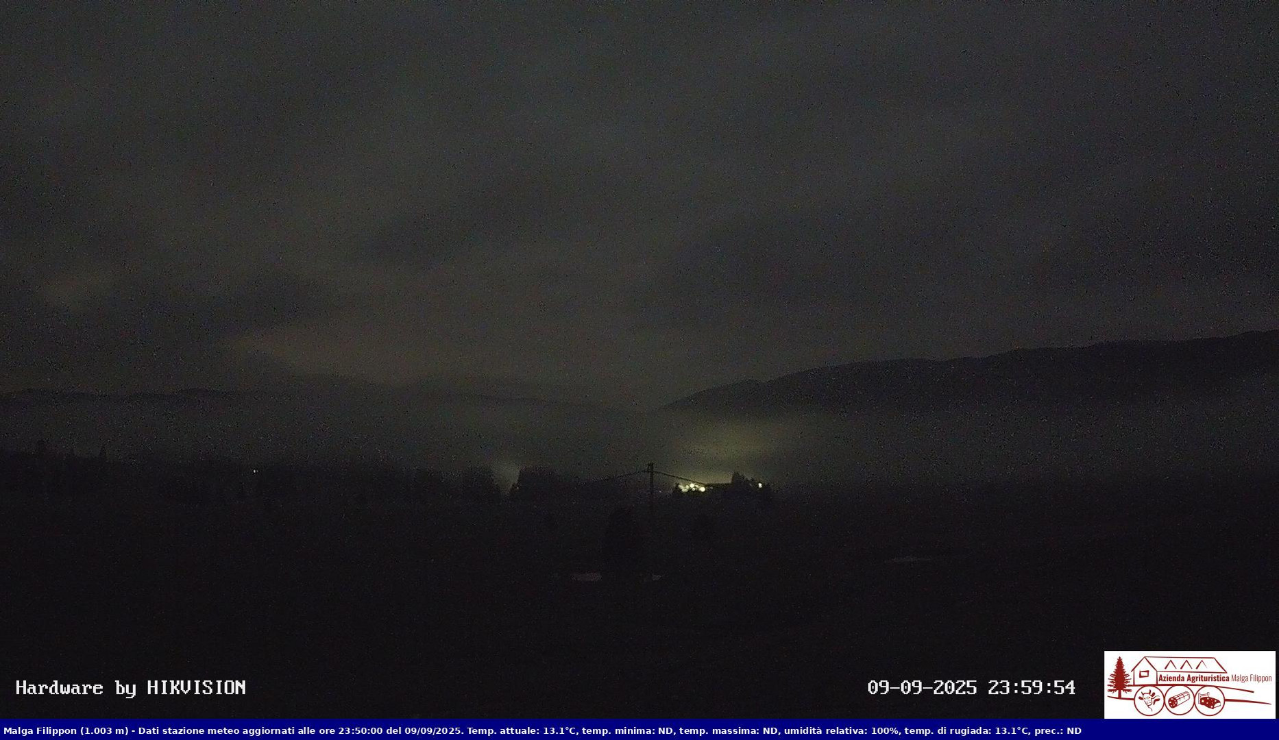 time-lapse frame, Pian Cansiglio - Agriturismo Malga Filippon webcam