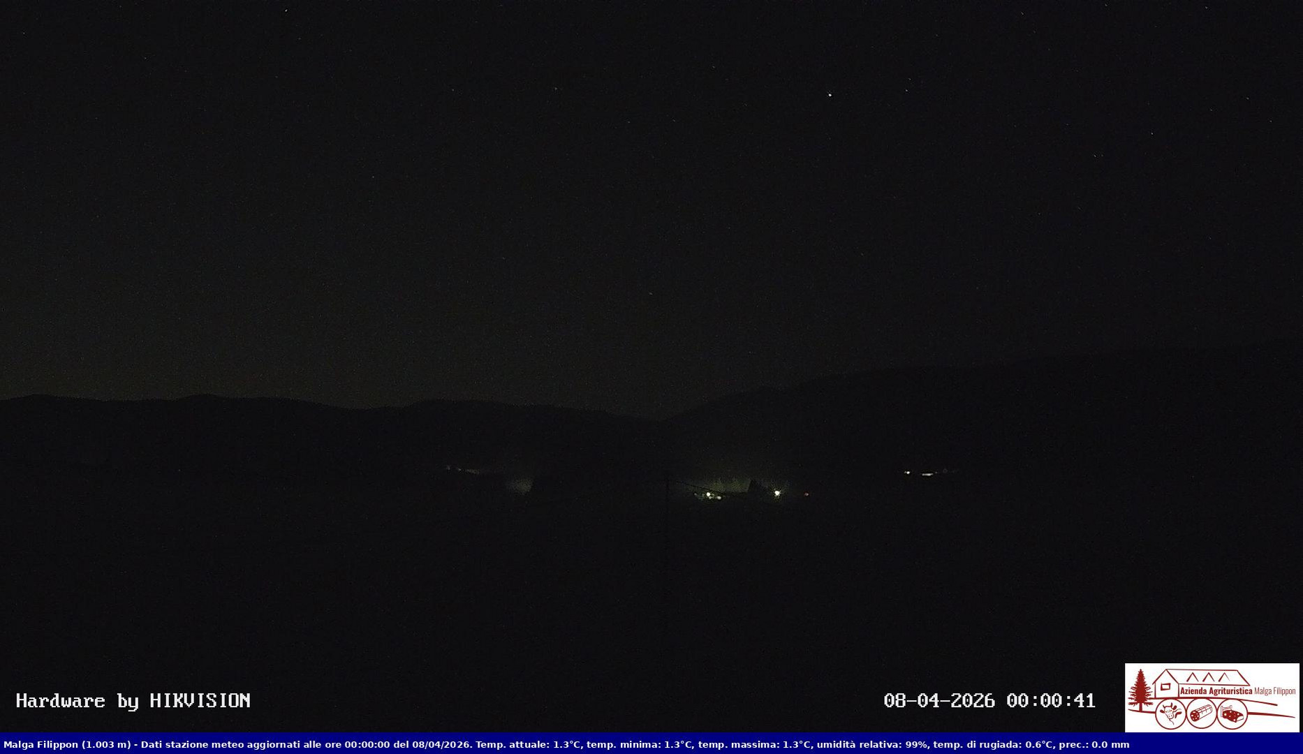 time-lapse frame, Pian Cansiglio - Agriturismo Malga Filippon webcam