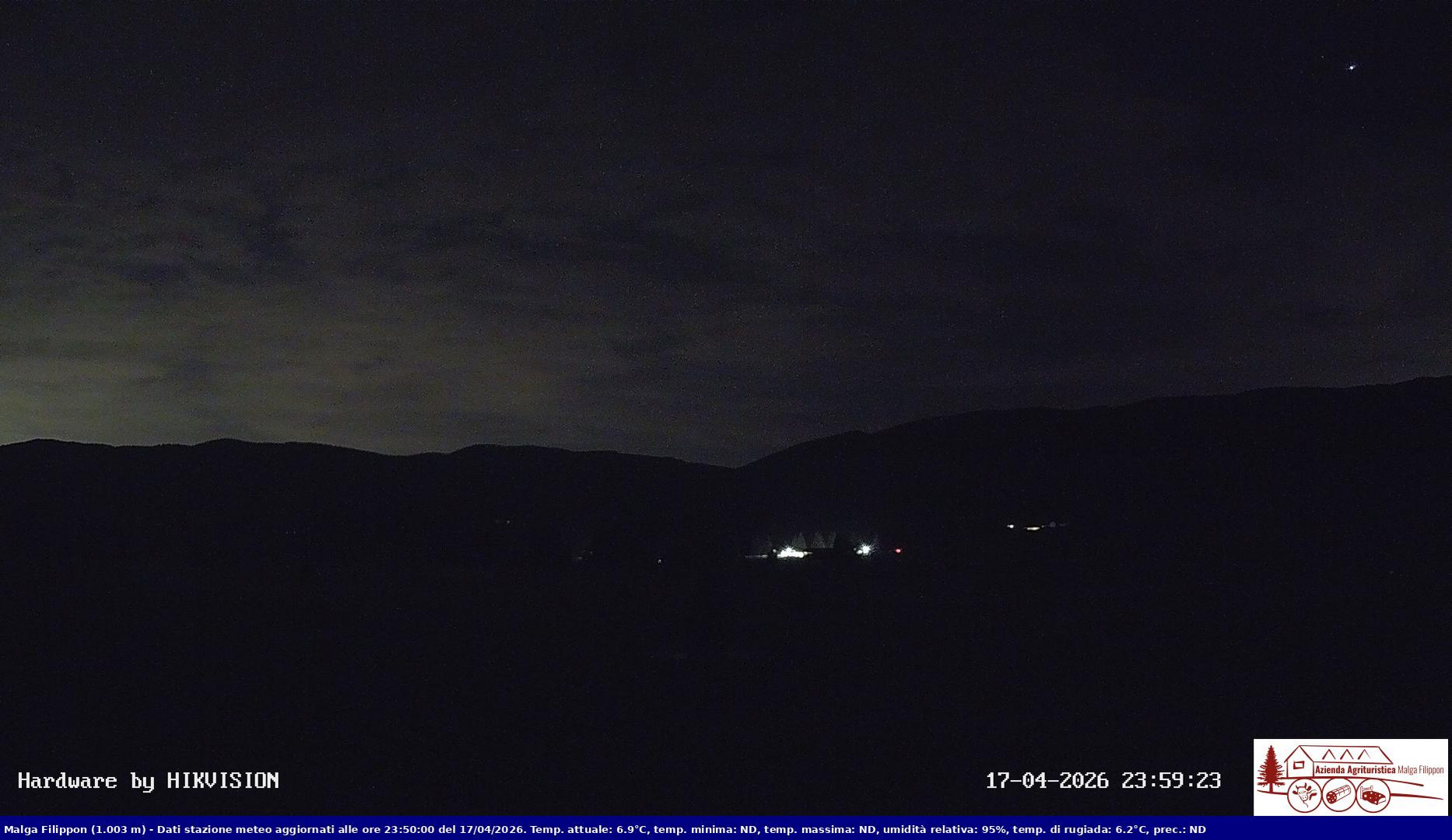 time-lapse frame, Pian Cansiglio - Agriturismo Malga Filippon webcam