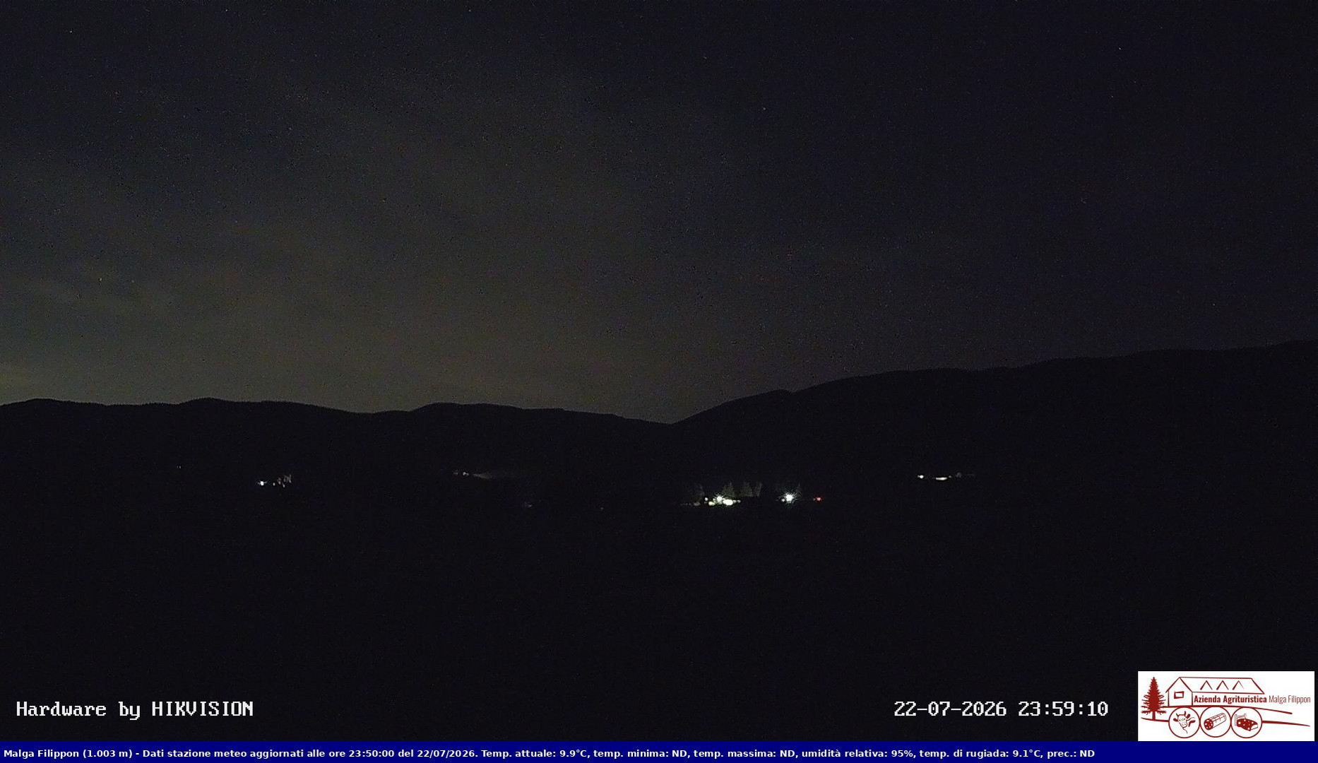 time-lapse frame, Pian Cansiglio - Agriturismo Malga Filippon webcam