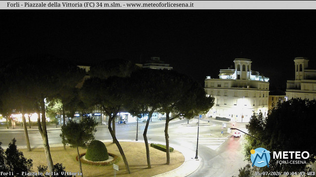 time-lapse frame, Forlì - Piazzale della Vittoria webcam