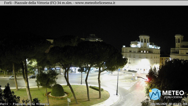 time-lapse frame, Forlì - Piazzale della Vittoria webcam