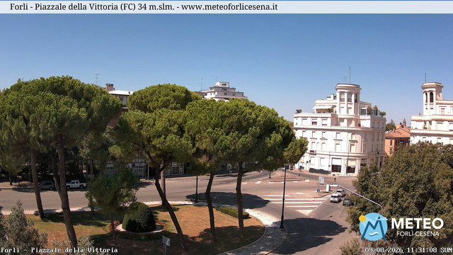 time-lapse frame, Forlì - Piazzale della Vittoria webcam