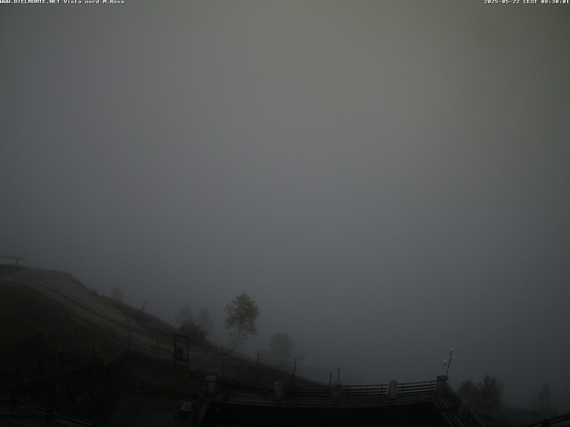 time-lapse frame, Bielmonte M. Marca vista M. Rosa e Valsessera webcam