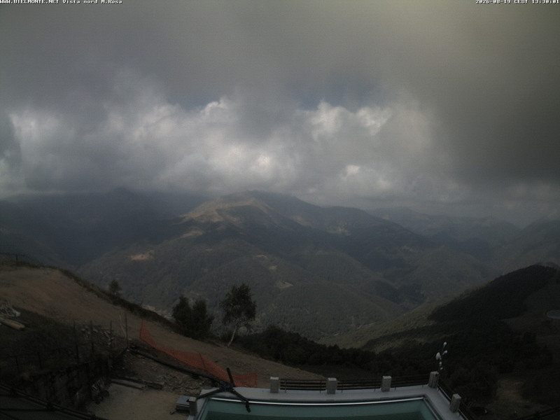 view from Bielmonte M. Marca vista M. Rosa e Valsessera on 2026-08-19