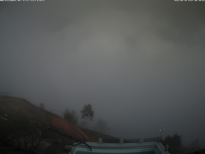 time-lapse frame, Bielmonte M. Marca vista M. Rosa e Valsessera webcam