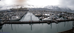 view from Seward Harbor on 2025-08-08