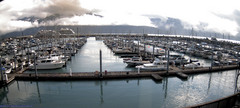 view from Seward Harbor on 2025-08-10