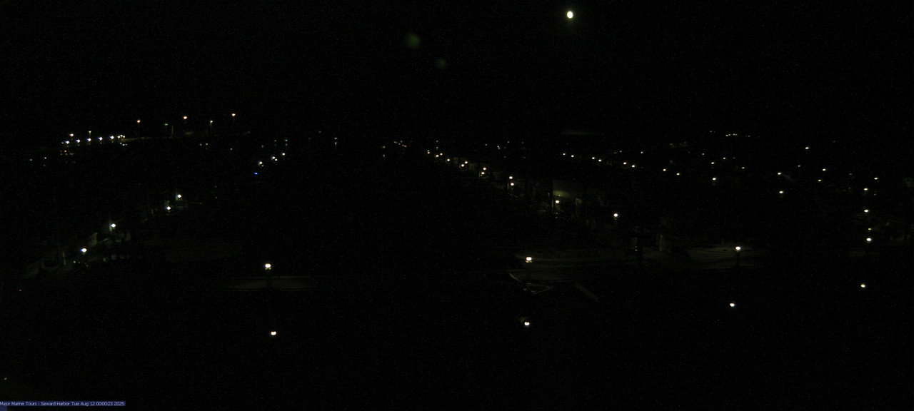 time-lapse frame, Seward Harbor webcam