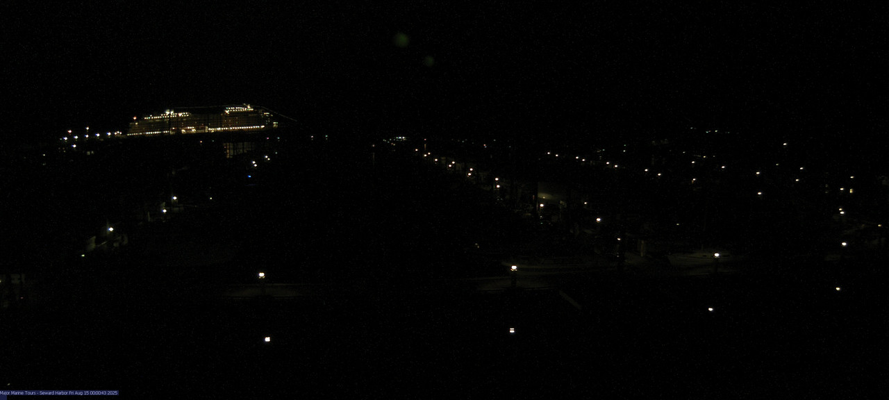 time-lapse frame, Seward Harbor webcam