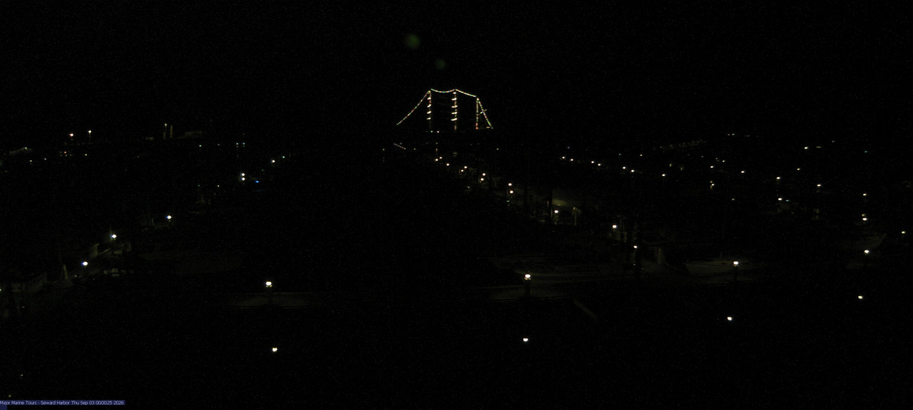 time-lapse frame, Seward Harbor webcam