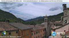 view from Portico di Romagna on 2025-07-20