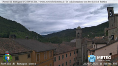 view from Portico di Romagna on 2025-07-25