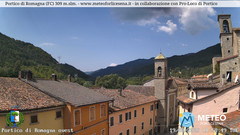 view from Portico di Romagna on 2025-08-19