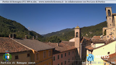 view from Portico di Romagna on 2025-09-04