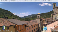 view from Portico di Romagna on 2026-07-13