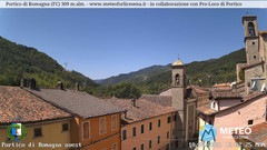 view from Portico di Romagna on 2026-08-10