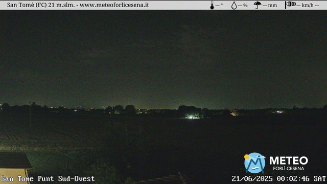 time-lapse frame, San Tomè webcam