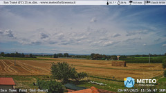 view from San Tomè on 2025-07-20