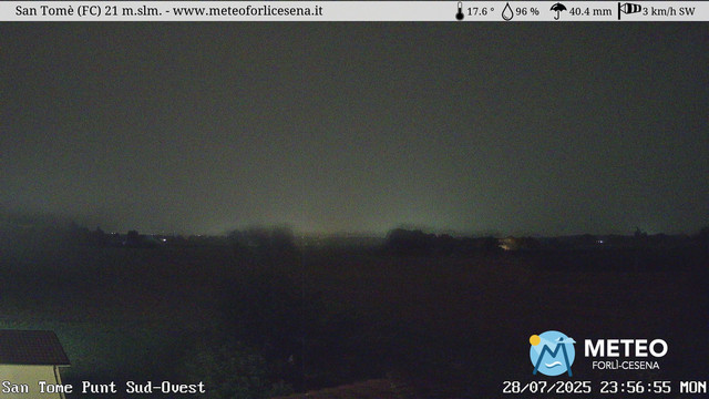 time-lapse frame, San Tomè webcam