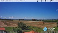 view from San Tomè on 2025-07-31