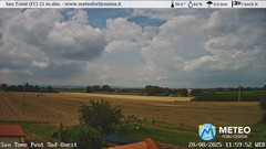 view from San Tomè on 2025-08-20