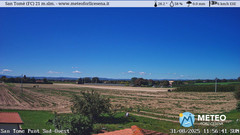 view from San Tomè on 2025-08-31