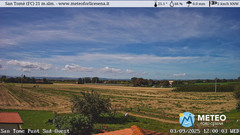 view from San Tomè on 2025-09-03