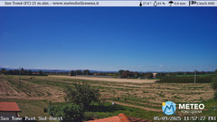 view from San Tomè on 2025-09-05