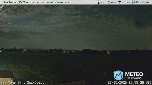 time-lapse frame, San Tomè webcam