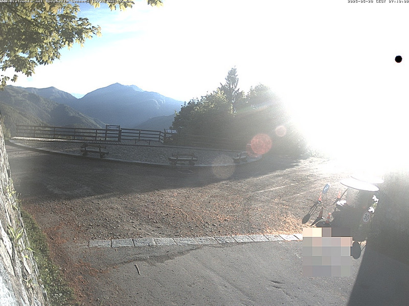 time-lapse frame, Bielmonte Bocchetto Sessera webcam